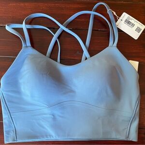 NWT Lululemon like a Cloud Longline Bra SZ 6 OASIS BLUE